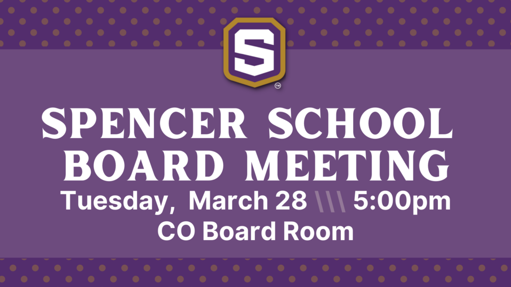 Spencer School Board Meeting